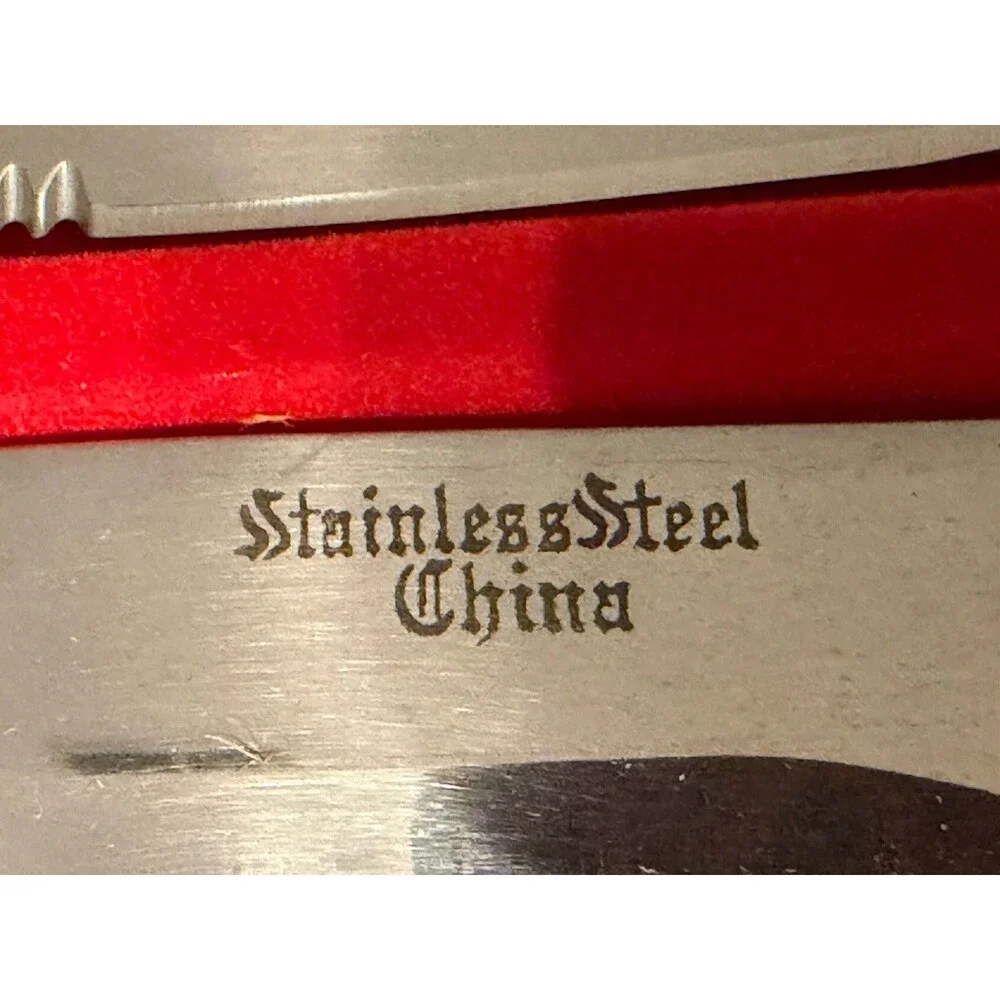 Monterey Jumbo Stainless‎ Steel Steak Knives 4-piece Set High Carbon Premium